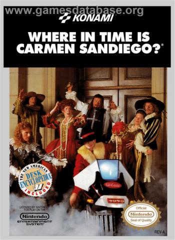 Cover Where in Time is Carmen Sandiego for NES